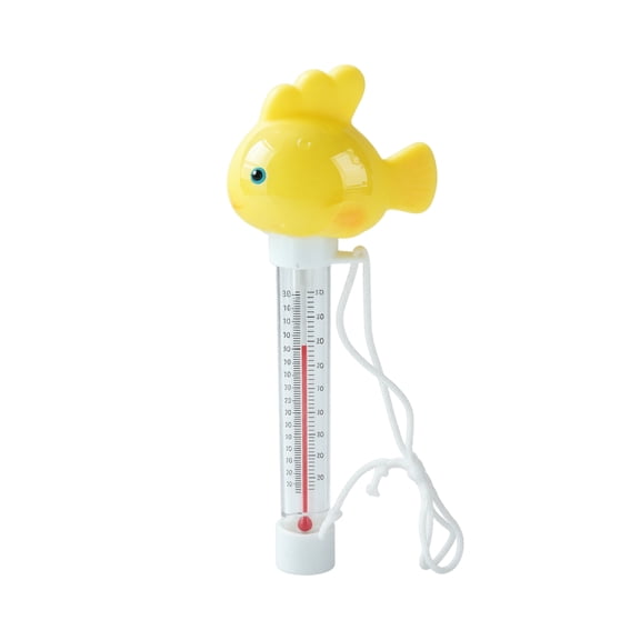 Floating Pool Thermometer, Large Display with String Easy to Read, Shatter Resistant, for Outdoor & Indoor Swimming Pools, Spas, Hot Tubs & Aquariums