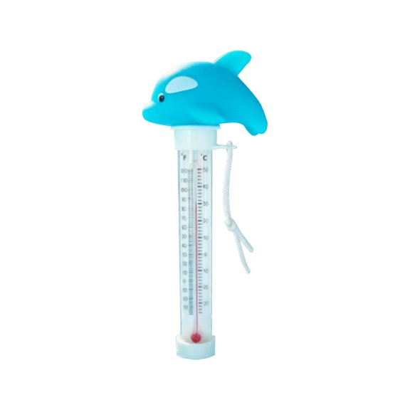 Floating Pool Thermometer, Large Size Easy Read for Water Temperature with String - Swimming Pools, Spas, Hot Tubs, Ponds