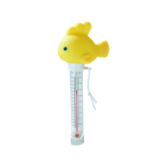 Floating Pool Thermometer, Large Size Easy Read for Water Temperature with String - Swimming Pools, Spas, Hot Tubs, Ponds