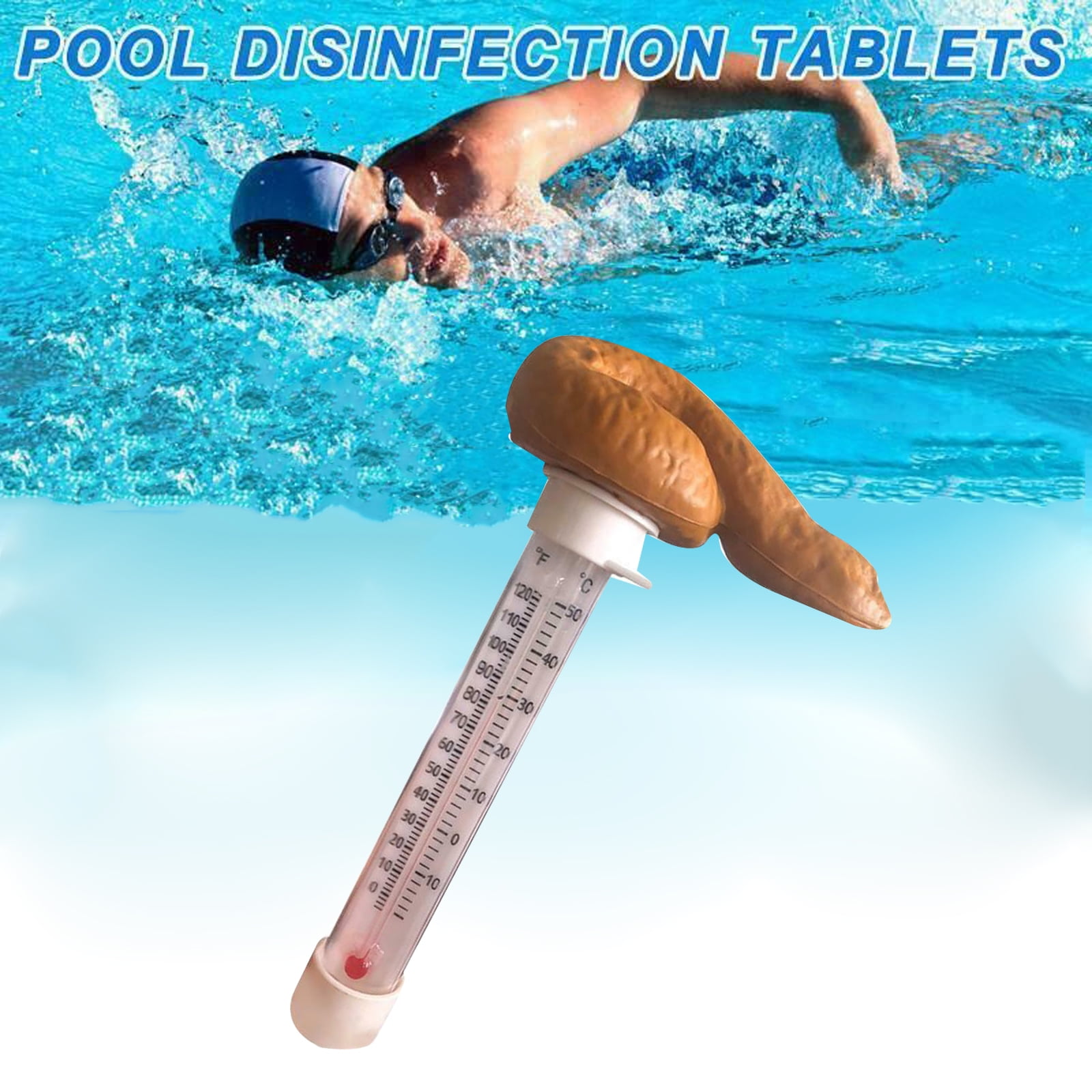 Swimming Pool Thermometer, Floating Swimming Pool Thermometer, Cartoon  Style Pool Thermometer With Rope, For All & Swimming Pools Spashot Tubs