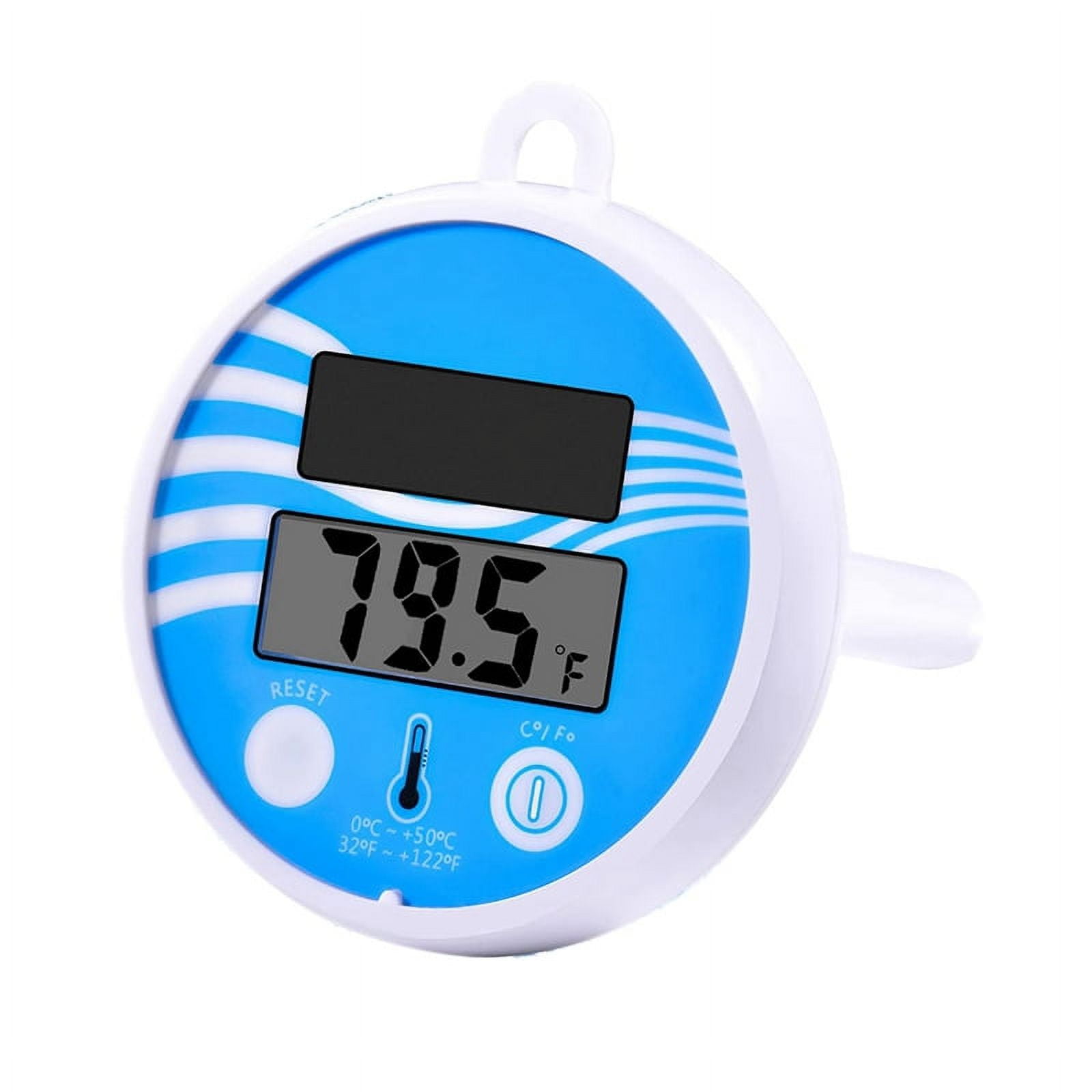 Wireless Floating Pool Thermometer - Solar Digital, Easy Read, Suitable ...