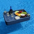 thumbnail image 1 of Floating Pool Tray Floating Serving Tray Table & Bar - Pool Floats for Adults, Spas, & Pool Parties - Floating Tray for Pool Serving Drinks, Sunjoy Floating Brunch 36x24'' Food on The Water -Navy, 1 of 9