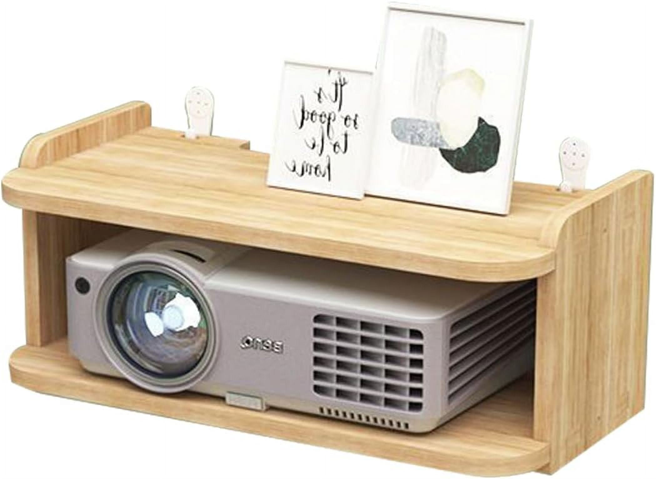 Floating Projector Shelf Rack Router Shelf Wall Mount Holder TV Stand