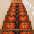 thumbnail image 1 of Floating Rocks Stair Treads Non Slip for Steps Abstract Natural Orange Red Lava Molten Core 4 Pcs Reusable Adhesive Stair Runner Mats for Dogs Elders Carpet Treads Rugs for Staircase 8x30 In, 1 of 9
