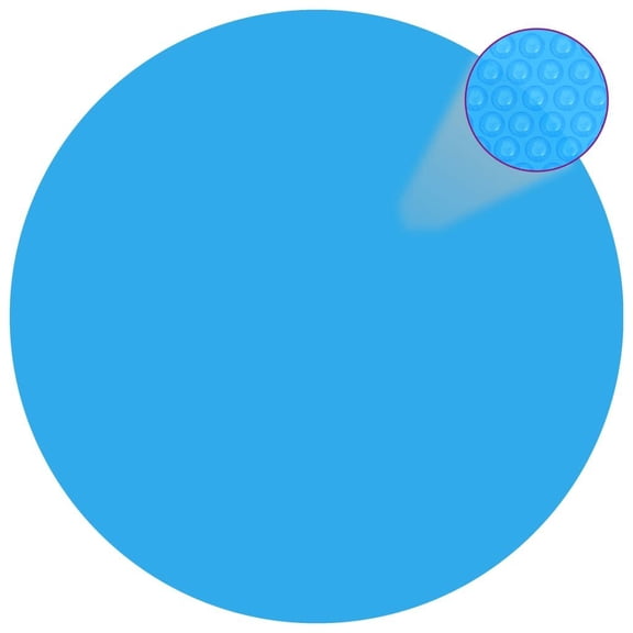 Floating Round PE Solar Pool Film 150" Blue
