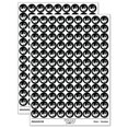 thumbnail image 1 of Floating Sea Otter 200+ Round Stickers - Black - Gloss Finish - 0.50" Size, 1 of 3