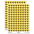 thumbnail image 1 of Floating Sea Otter 200+ Round Stickers - Yellow - Gloss Finish - 0.50" Size, 1 of 3