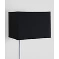 thumbnail image 1 of Floating Shade Plug-In Wall Light Black (16x10) (16x10) x 11, 1 of 5
