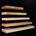 thumbnail image 1 of Omega National 10” x 36” Unfinished Maple Floating Shelf, 1 of 5
