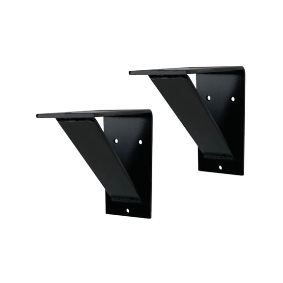 Floating Shelf Bracket 2 Pack, Heavy Duty, Hand Made in USA(2" Wide, 4" x 4")