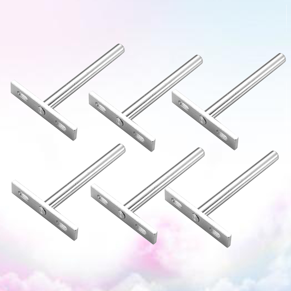 Floating Shelf Bracket 6pcs 4 Inch Floating Shelf Brackets Concealed Plank Support Wall Shelf