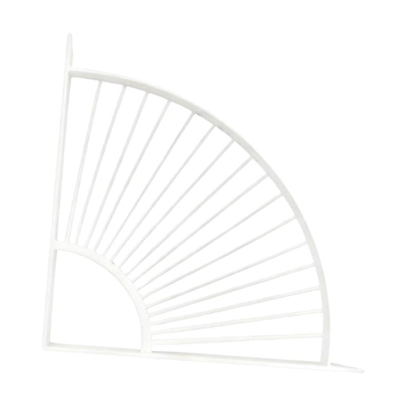 Floating Shelf Bracket Decorative Shelf Holder Wall Mount Support Black Metal Large Size for Home Office Kitchen Spaces