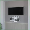 thumbnail image 1 of Floating Shelf, Modern Minimalist 2-Shelf White Wall Mounted, 23.7” Wide | Primary Living Space | Open Back, 1 of 7