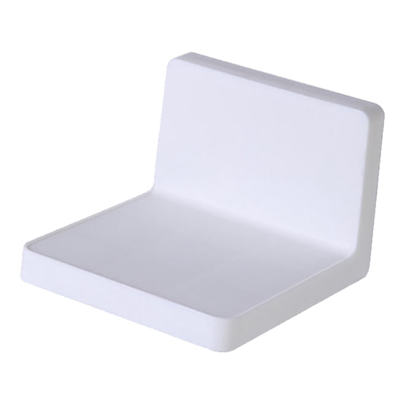 Floating Shelf Wall Hanging Shelf No Punching Floating Shelf White Ledges With Self Hanging Rack Suitable For Living Room Kitchen And Bathroom