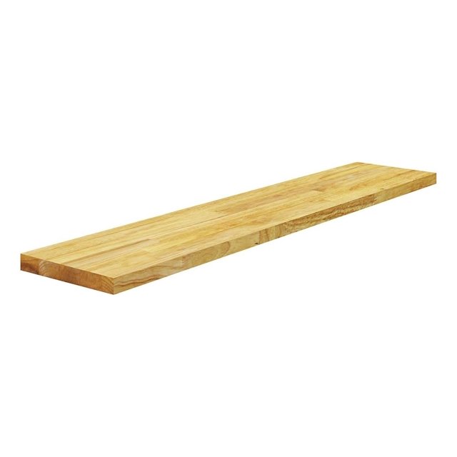 Floating Shelf Wall Mounted Solid Butcherblock Shelf 8" Depth x