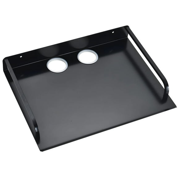 Floating TV Shelf Wall Mount with Cable Management, Space Aluminum Router Shelf & Media Organizer for Entertainment Center