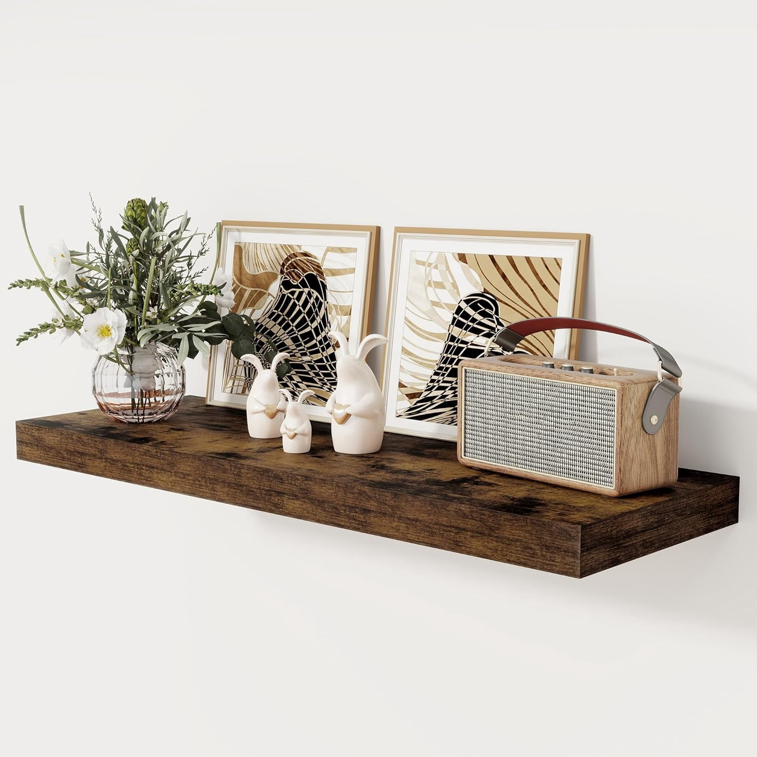 Floating Shelves 36 Inch Long, 12 Inch Deep Floating Shelves for Wall ...