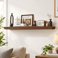 Floating Shelves 48 Inch Long 9.3 Deep Classic Crown Molding For Wall ...