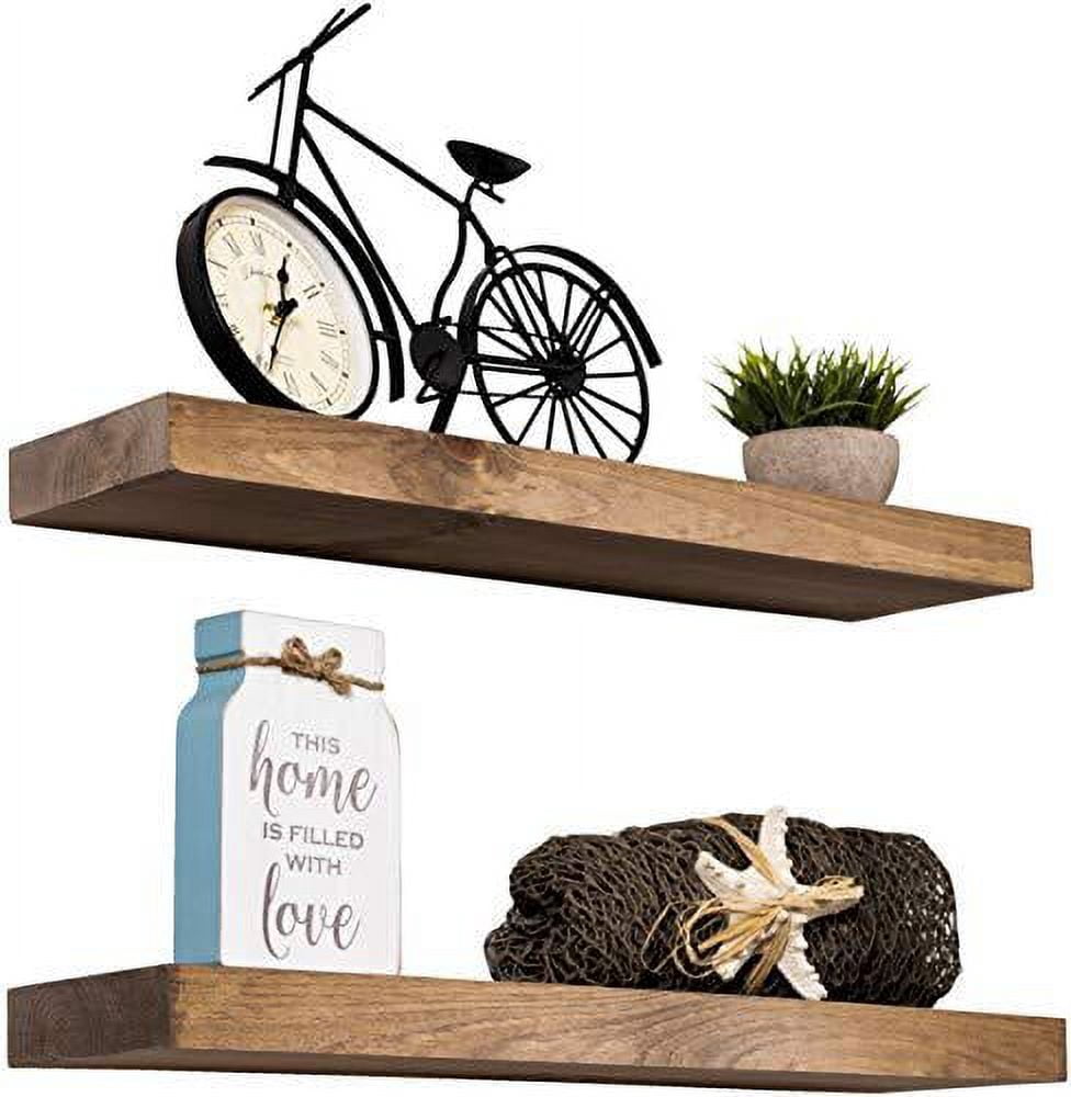 Floating Shelves Rustic Wood Wall Shelf Usa Handmade