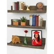 Floating Shelves, Set of 3 Wall Shelves (Multiple Sizes & Colors) by Icona Bay