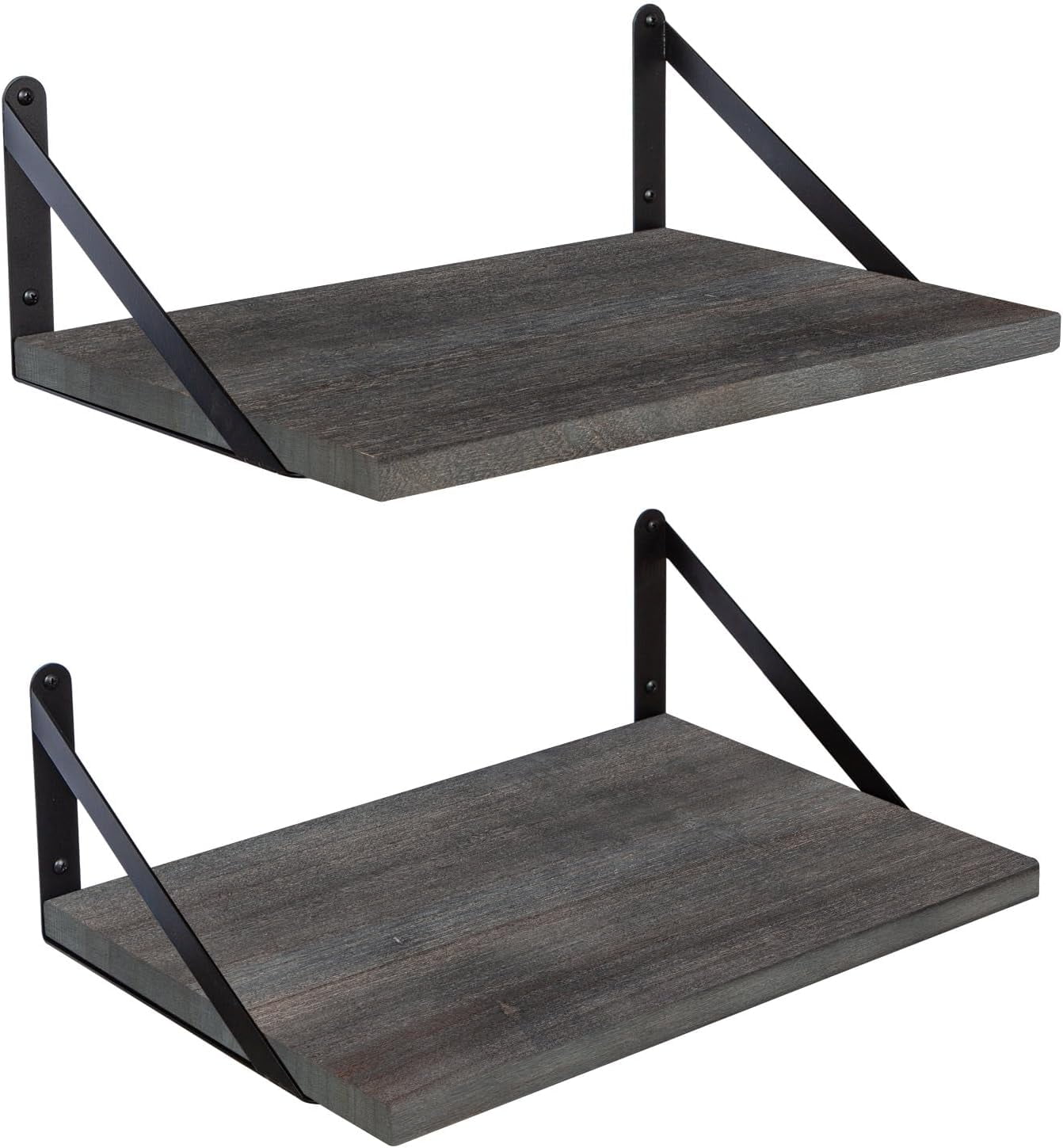 Floating Shelves Wall Bookshelf for Bedroom Bathroom Living Room Wood ...