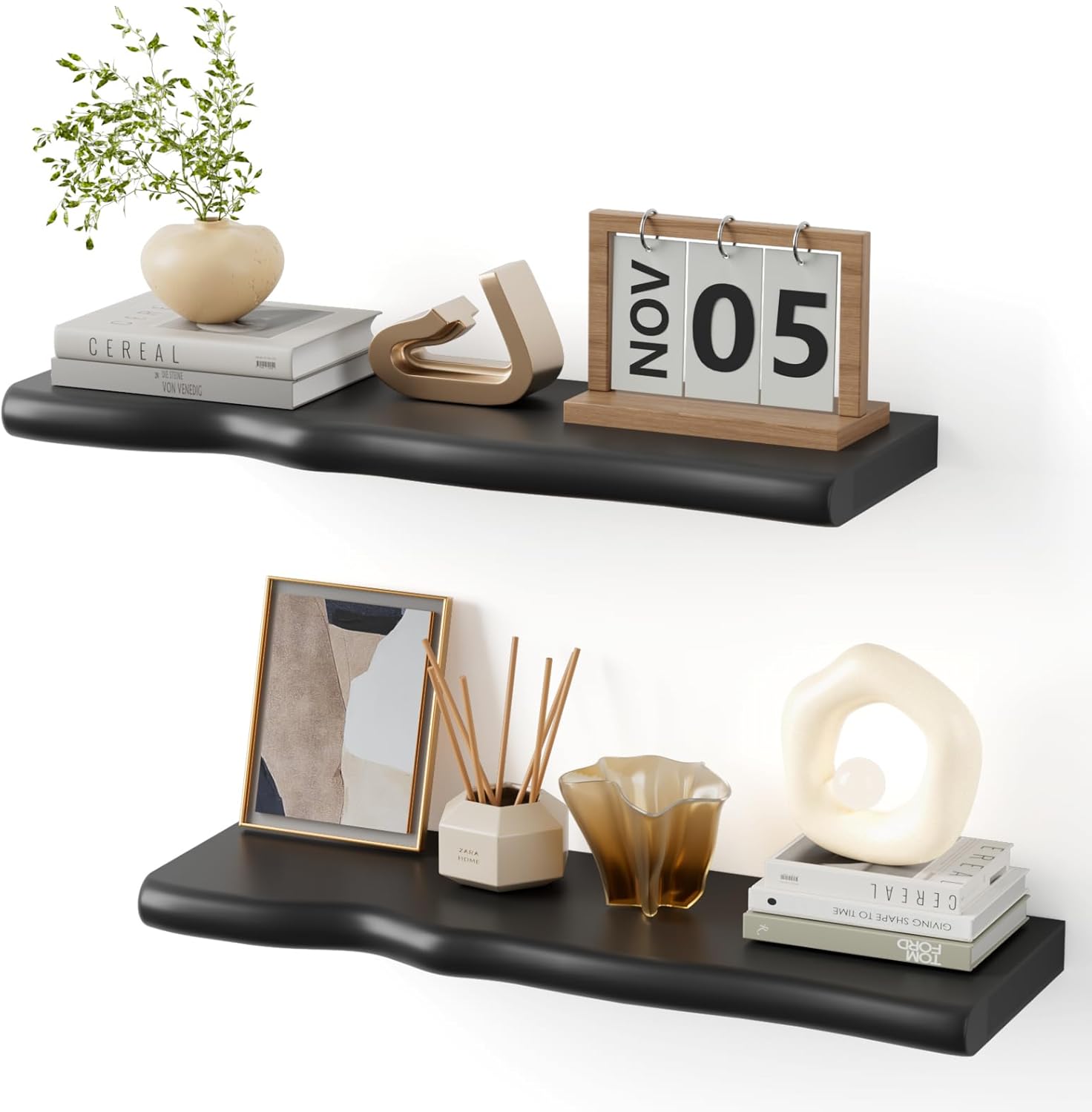 Floating Shelves for Wall Rustic Farmhouse 24 Inch Floating Shelf ...