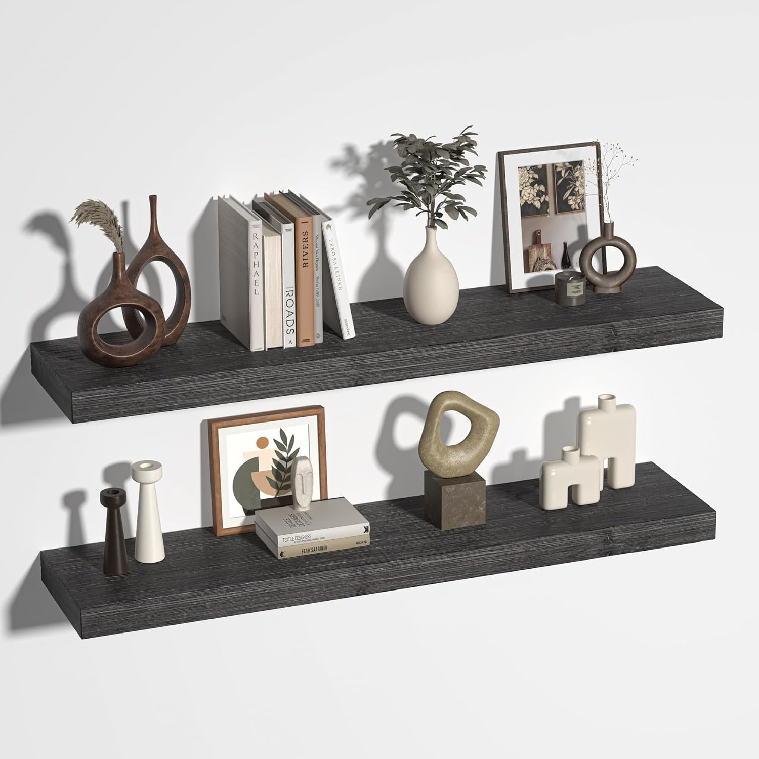 Floating Shelves for Wall, USA-Sourced Fir Wood 36 Inch Wall Shelves ...