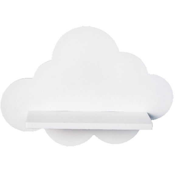 Floating Shelves,White Cloud-shaped Wall Shelves, DIY Assembled Floating Shelf Wall Hanging Display Stands For Home,Wall Decor