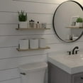 thumbnail image 1 of Floating Shelves,Wooden Floating Shelves for Wall Decor,Light Brown, 1 of 6