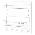 thumbnail image 1 of Floating Shelves for Bedside Shelf Accessories Organizer, Wall Mount Self, Cute Room Decor Aesthetic, for Bedroom Dorm Decor, Clear, 1 of 8