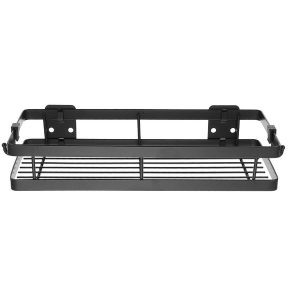 ifundom 1 Set of Wall Mounted Bathroom Storage Rack Iron Shelves for Easy Organization