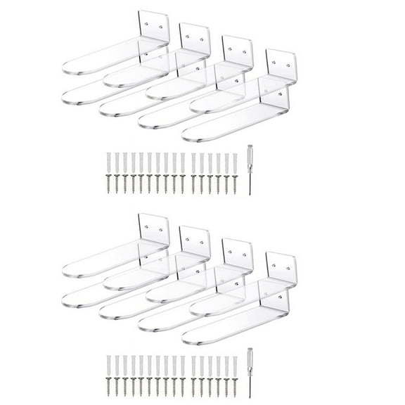 Floating Shoe Display Shelves for Wall Mount 16,Clear Acrylic Floating Shelves for Showcase Sneaker