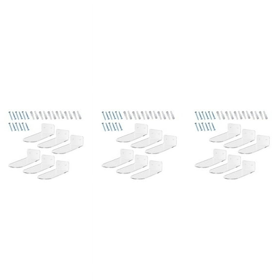 Floating Shoe Display Stand - 18 Shoe Shelf for Wall - Sneaker Levitation Display Shoe Wall Shelf