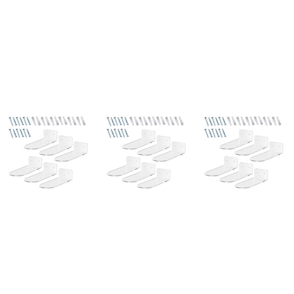 Floating Shoe Display Stand - 18 Shoe Shelf for Wall - Sneaker Levitation Display Shoe Wall Shelf
