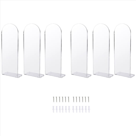Floating Shoe Display Stand - 6 Shelf for Wall Sneaker Levitation