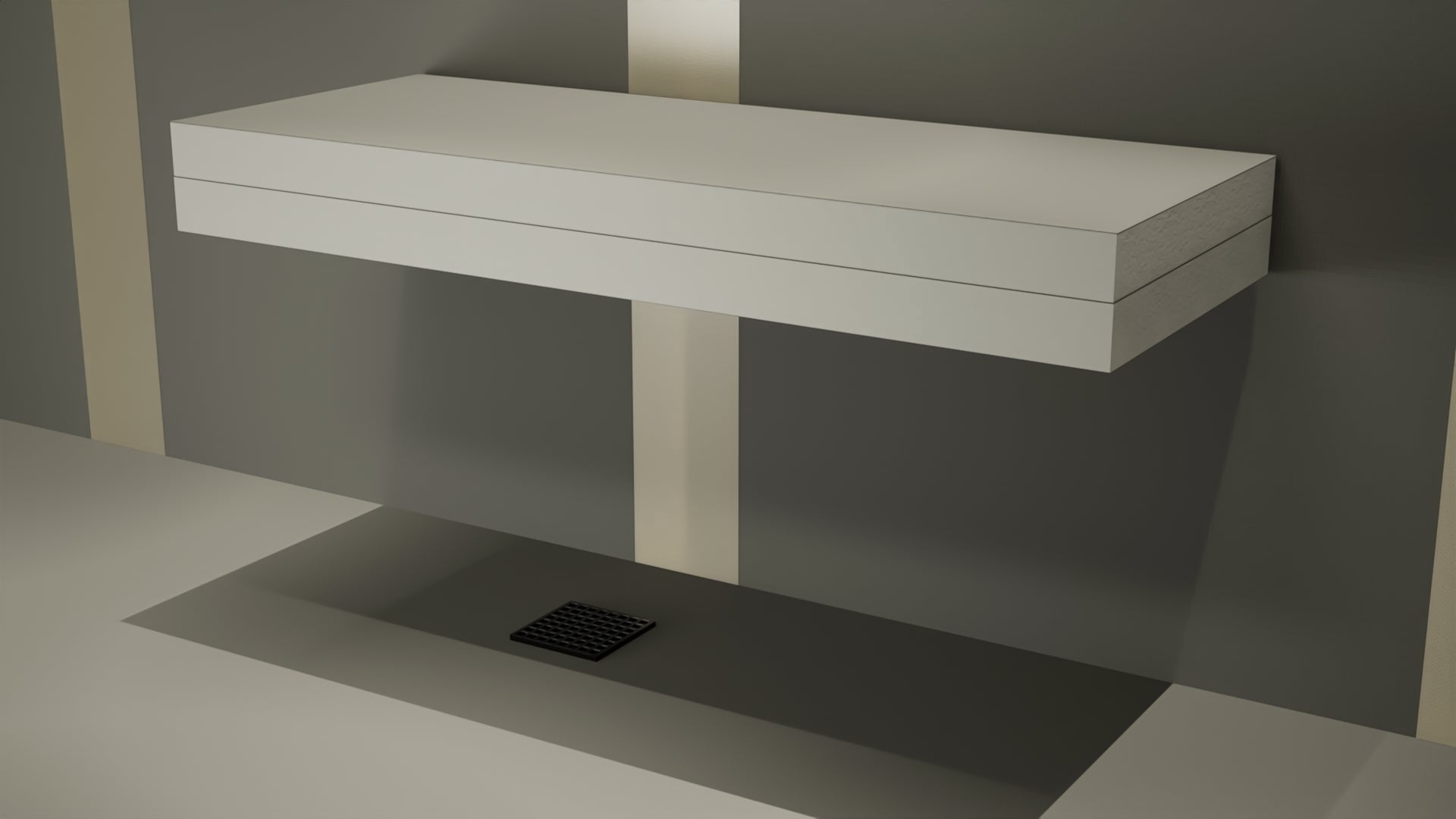 The Original™ Floating Shower Bench Kit® with Dural XPS Foam Board ...
