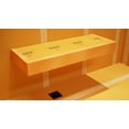 thumbnail image 1 of The Original Floating Shower Bench Kit with Orange Waterproof Board and Original Shower Bench Bracket (10.25x36"), 1 of 6