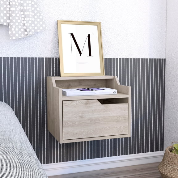 Floating Side Table | Versatile Use | Bedroom or Living Room