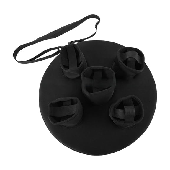 Floating Snacks Tray Water Inflatable 5 Holes Drinks Decoration Cup Holder for Pools Beach