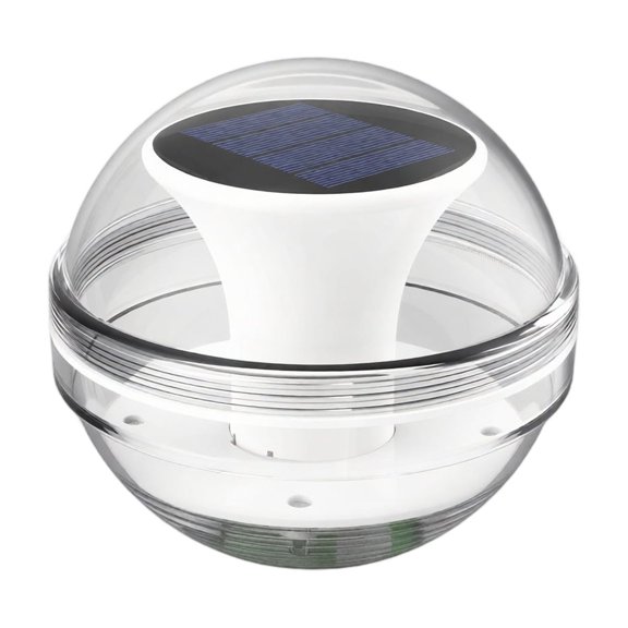 Floating Solar Pool Light Ball, Waterproof RGB Color Changing Solar LED Globe Lamp, Solar Floating Light for Swimming Pool Pond Fountain Garden Landscape Night Decor,4.13*3.94 in.