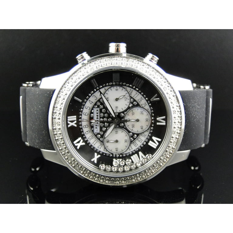 Floating Stones Jojino Joe Rodeo 46 MM Diamond Watch MJ 1183