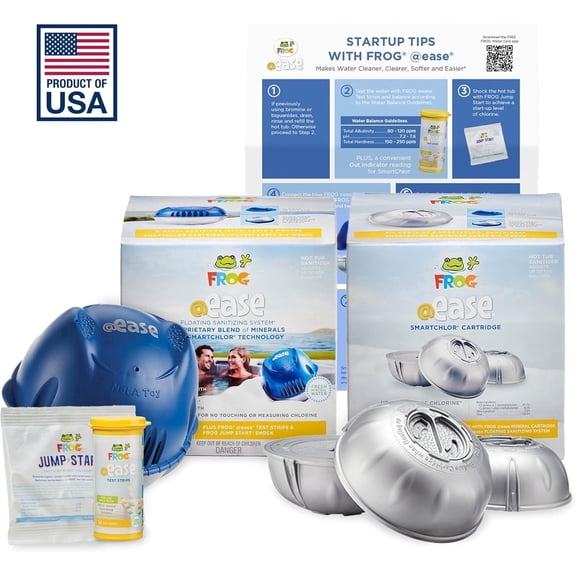Replacement SmartChlor Cartridge for use with Hot Tub Floating System - Hot Tub System Supports Less Chlorine Use - 3 Pack