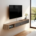 Floating TV Shelf,55'' Wall Mounted Floating TV Stand Unit Media