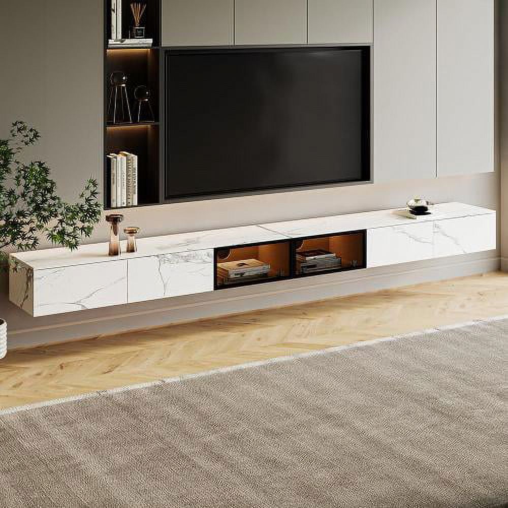 Floating entertainment center for 86 inch tv deals