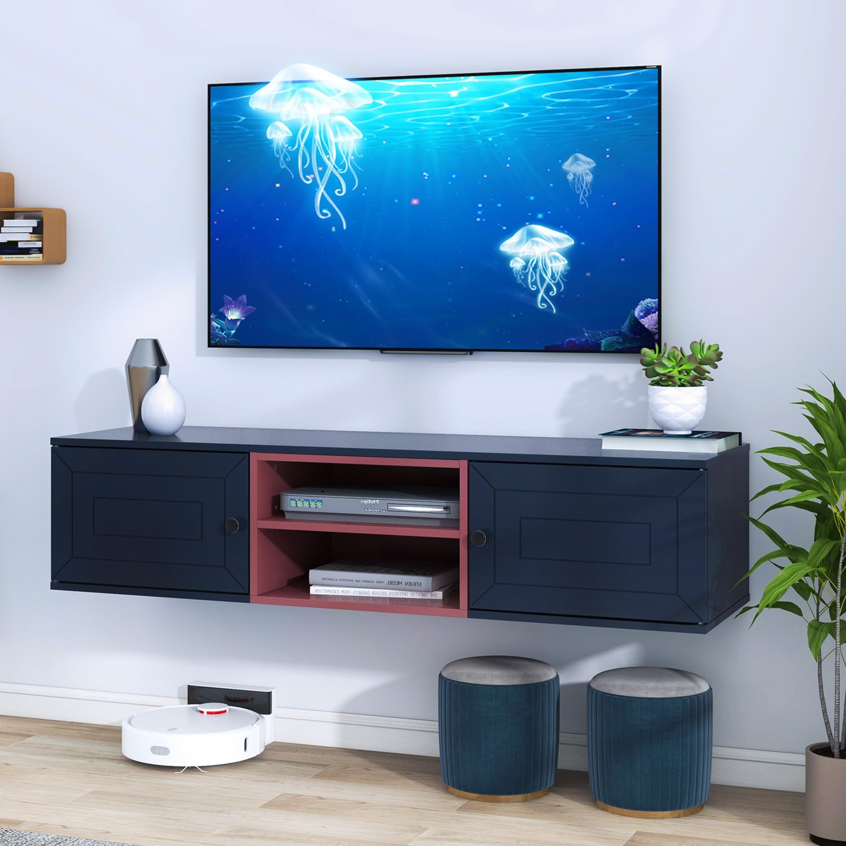 65 Inch Floating Shelf