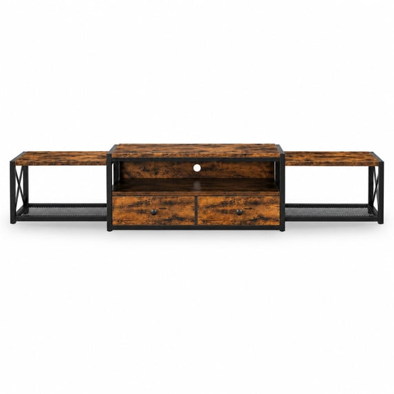 Floating TV Stand, Wall-Mounted Entertainment Center, 55
