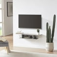 Floating TV Stand, Wall Mounted Entertainment Center and Shelf