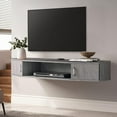 Floating TV Stand Wall Mounted Entertainment Center Media Console Storage Under TV Stone
