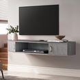 thumbnail image 1 of Floating TV Stand Wall Mounted TV Shelf with Door, 1 of 7