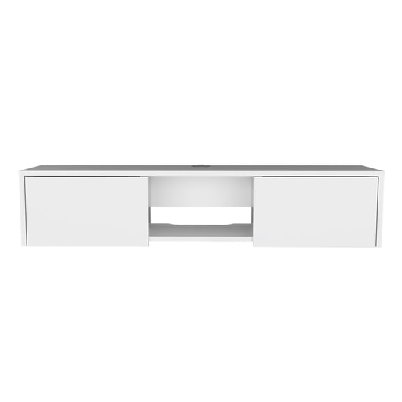 Floating TV Stand with Open Shelf | Elevate Living Room Appearance and Save Space